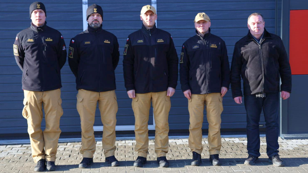 Nowa hala garażowo-magazynowa na terenie Bazy Szkolenia Poligonowego i Innowacji Ratownictwa APoż w Nowym Dworze Mazowieckim