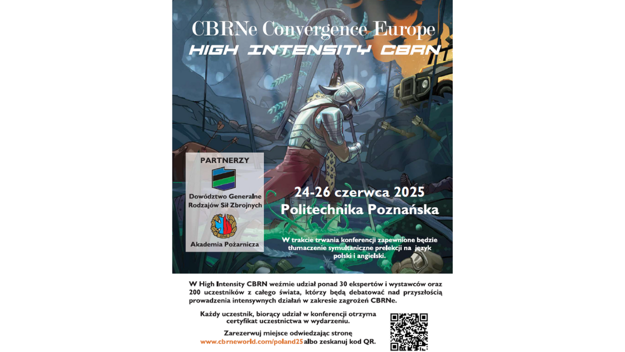CBRNe Convergence Europe, 24-26 czerwca 2025 r.