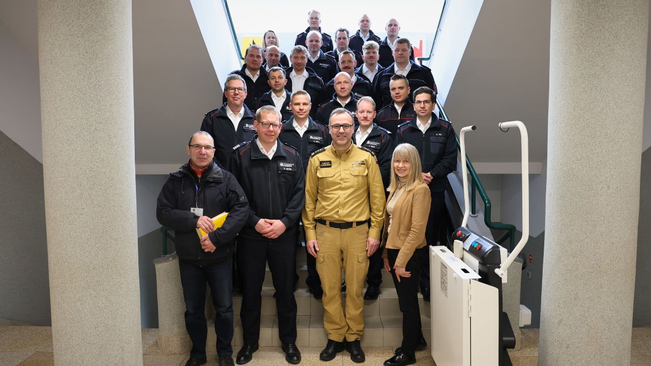 Wizyta przedstawicieli Hamburg Fire Service Academy w Akademii Pożarniczej