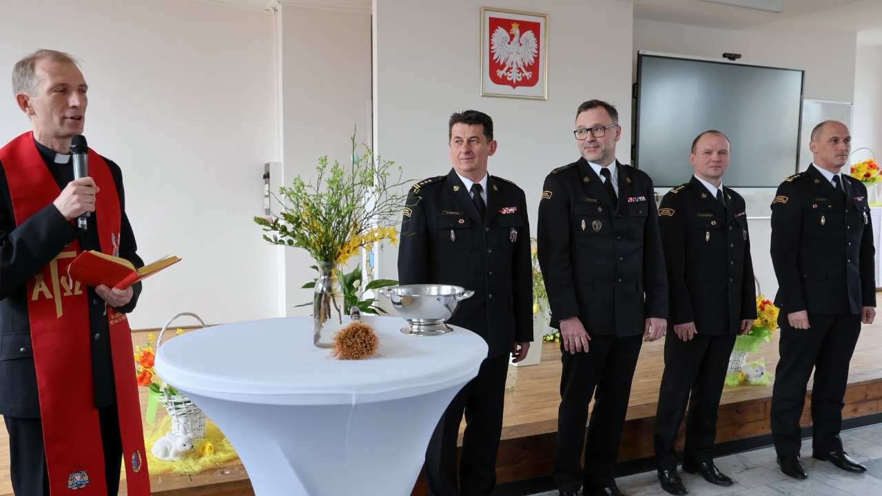 Uroczyste spotkanie wielkanocne społeczności Akademii Pożarniczej
