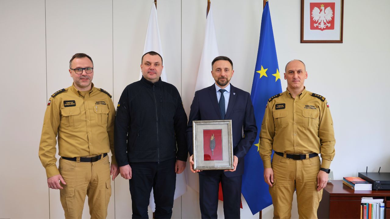 Wizyta Prorektorów ukraińskich uniwersytetów w Akademii Pożarniczej
