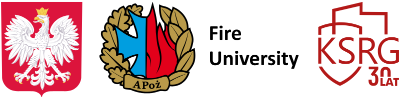 Logo Szkoły Głównej Służby Pożarniczej
