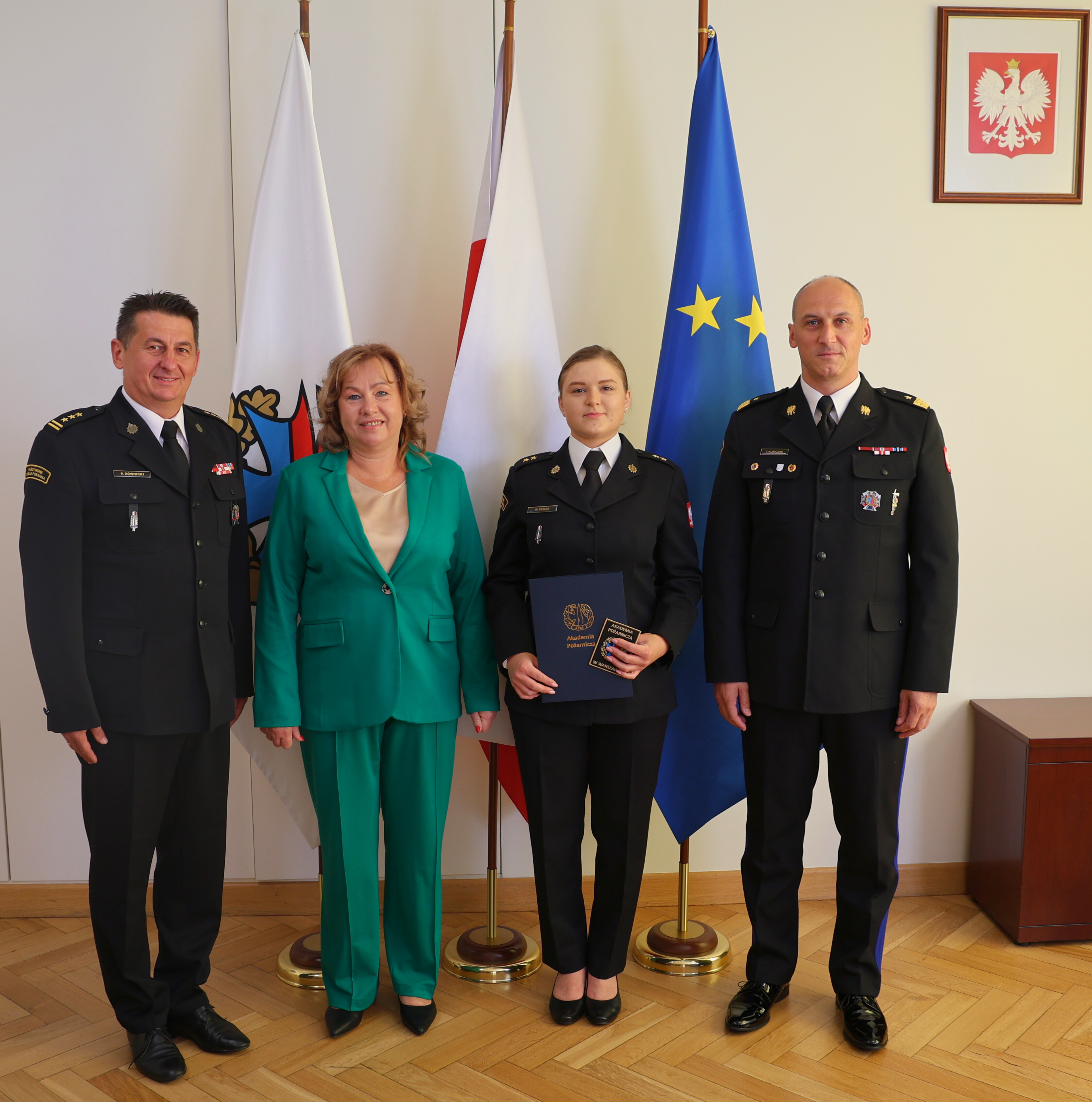 Rozpoczęcie służby w Akademii Pożarniczej