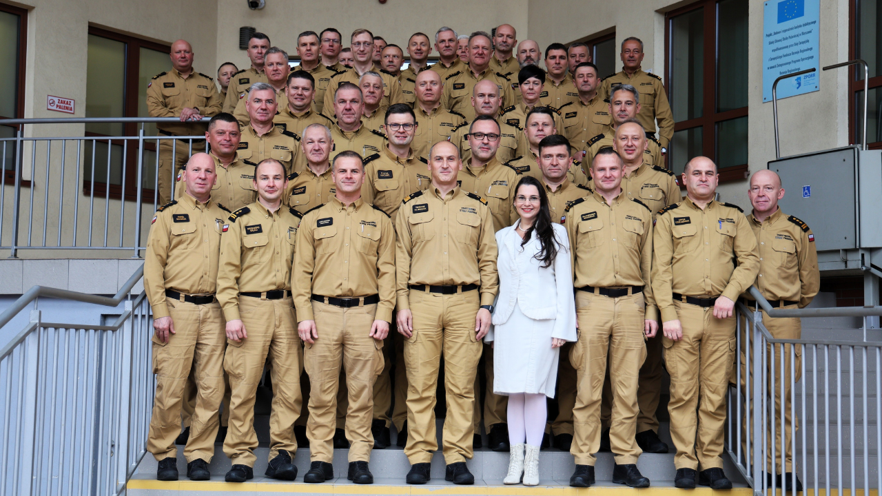 Szkolenie dla kadry kierowniczej Państwowej Staży Pożarnej z województwa dolnośląskiego oraz podlaskiego