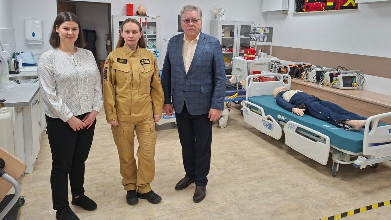 Wizyta profesora Mečislavasa Griškevičiusa z Wileńskiego Uniwersytetu Technicznego w Akademii Pożarniczej w ramach programu Erasmus+