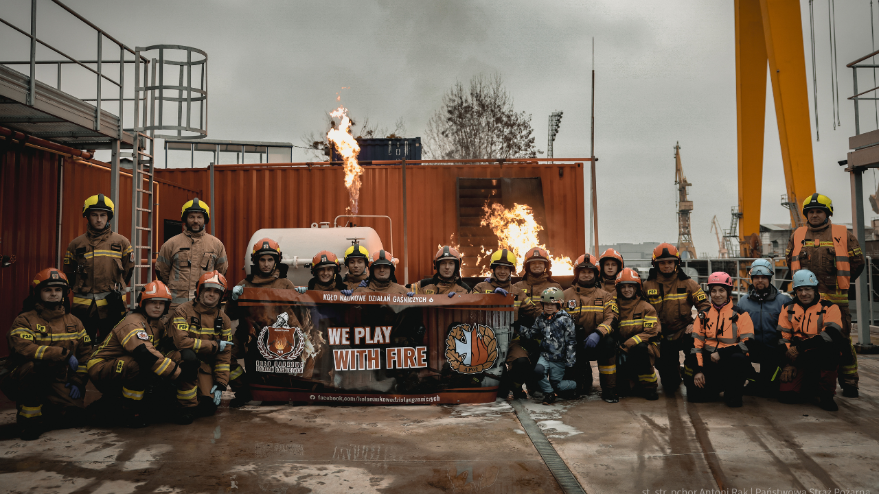 Wyjazd Koła Naukowego Działań Gaśniczych na Poligon Vulcan Training & Consultancy