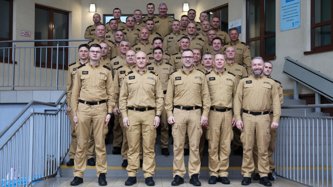 Szkolenie zasadnicze z zakresu ochrony ludności i obrony cywilnej dla komendantów powiatowych (miejskich) Państwowej Straży Pożarnej z województw pomorskiego i lubuskiego