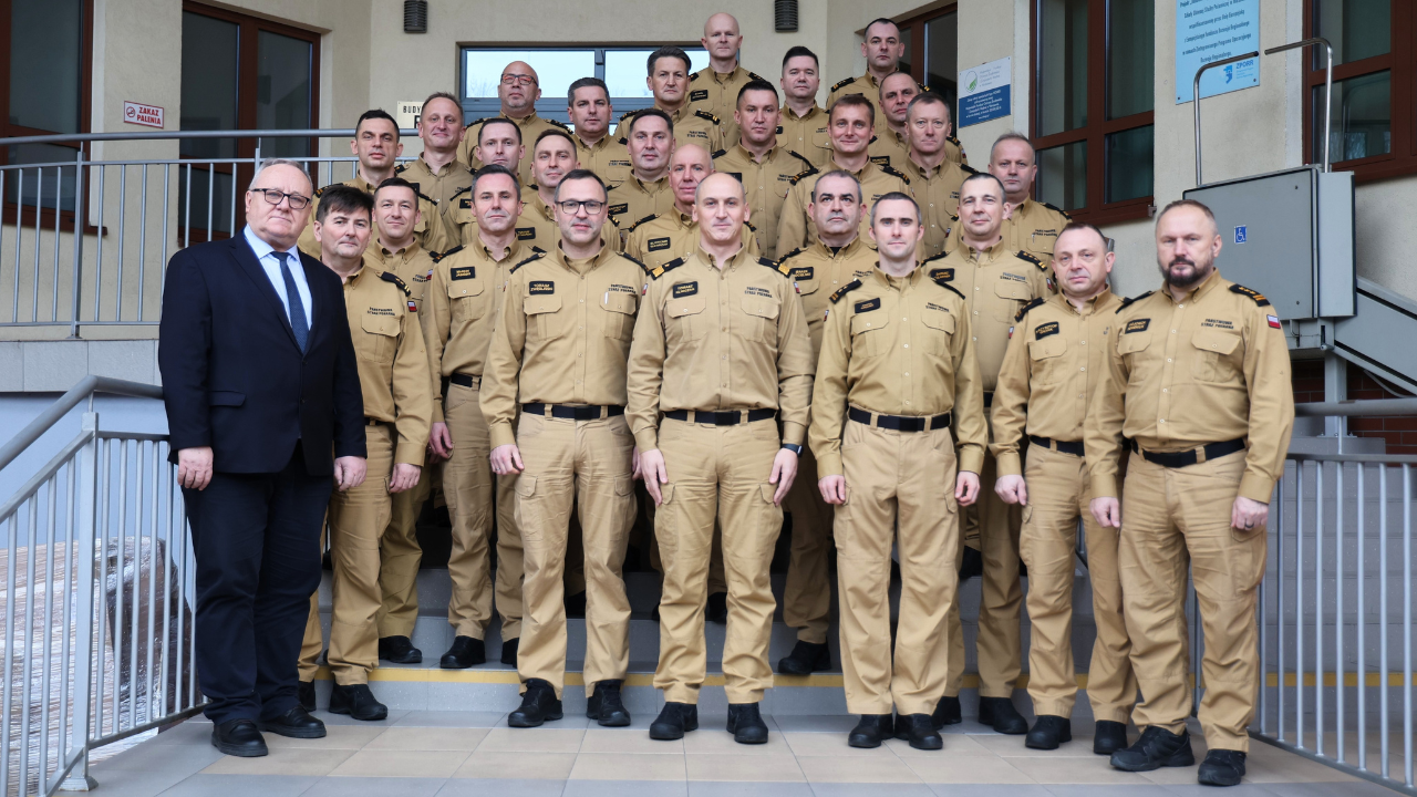 Szkolenie zasadnicze z zakresu ochrony ludności i obrony cywilnej dla komendantów powiatowych (miejskich) Państwowej Straży Pożarnej z województw świętokrzyskiego i opolskiego