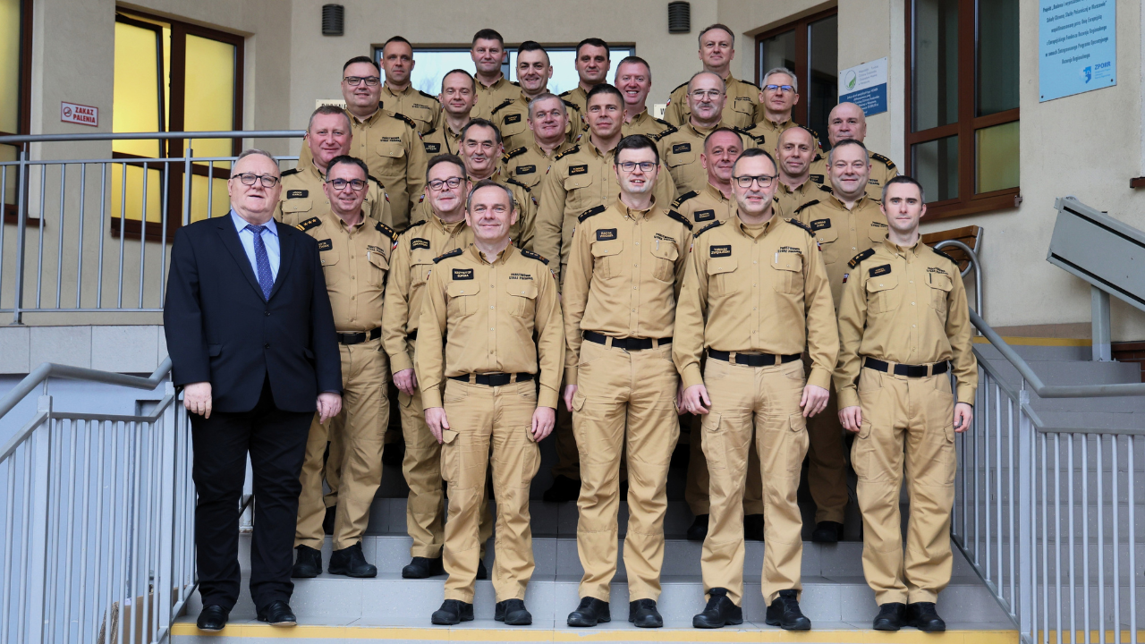 Szkolenie zasadnicze z zakresu ochrony ludności i obrony cywilnej dla komendantów powiatowych (miejskich) Państwowej Straży Pożarnej z województwa łódzkiego