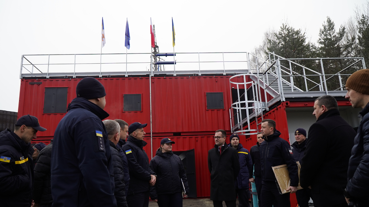 Realizacja projektu „Wsparcie Państwowej Służby Ukrainy ds. Sytuacji Nadzwyczajnych w zakresie działań ratowniczych w obliczu zagrożeń CBRNe, część 2”