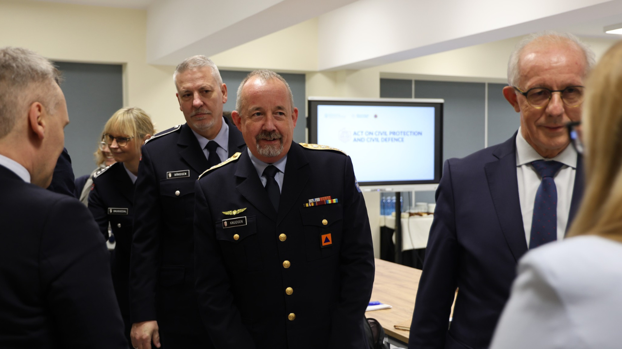 Wizyta przedstawicieli norweskich instytucji odpowiedzialnych za ochronę ludności oraz obronę cywilną