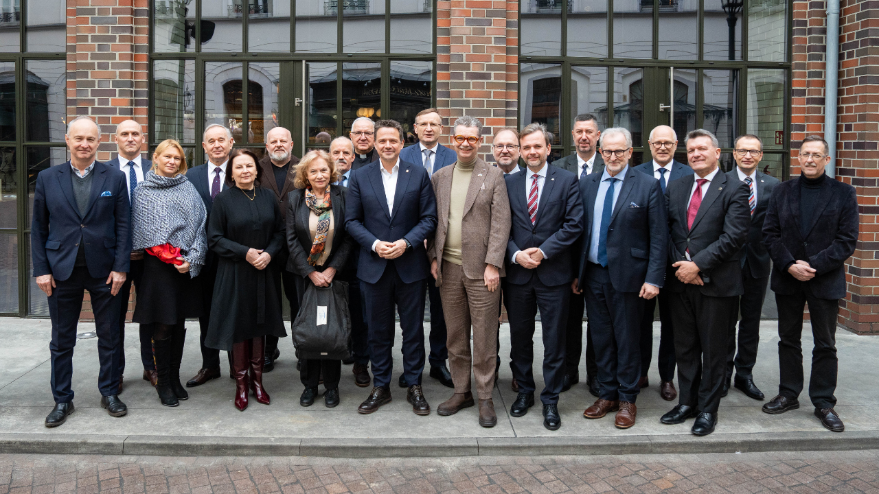 Spotkanie Rektorów Uczelni Warszawskich w ramach Kolegium Rektorów Uczelni Warszawskich (KRUW)