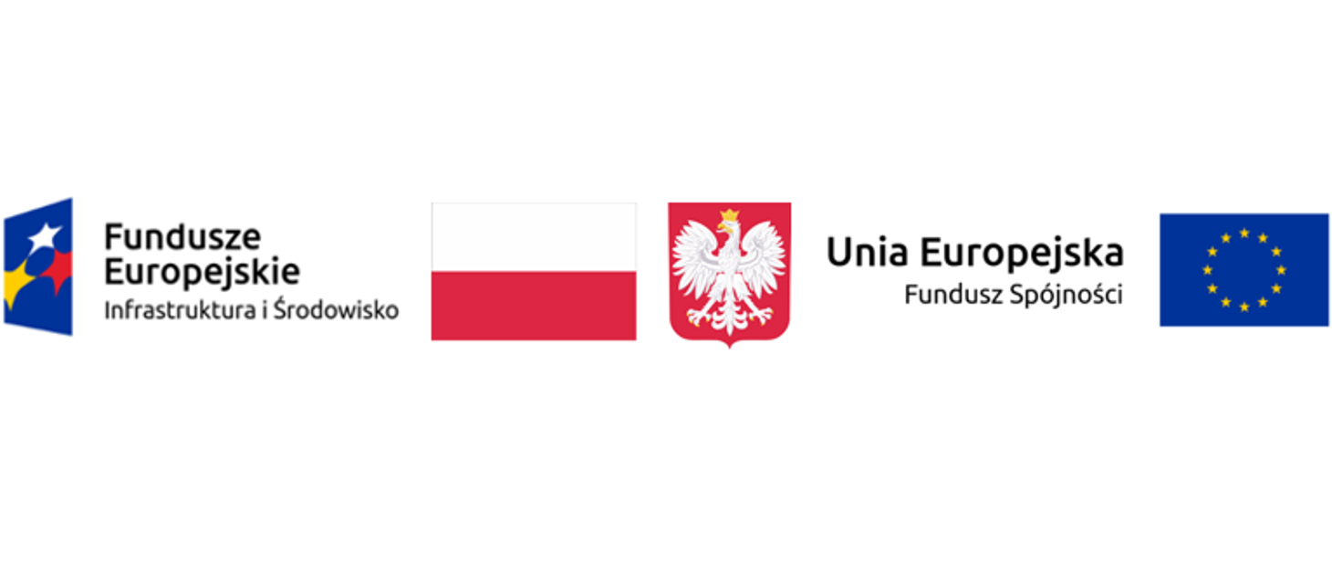 Logo UE, Flafa i Godło Polski oraz nazwa funduszu