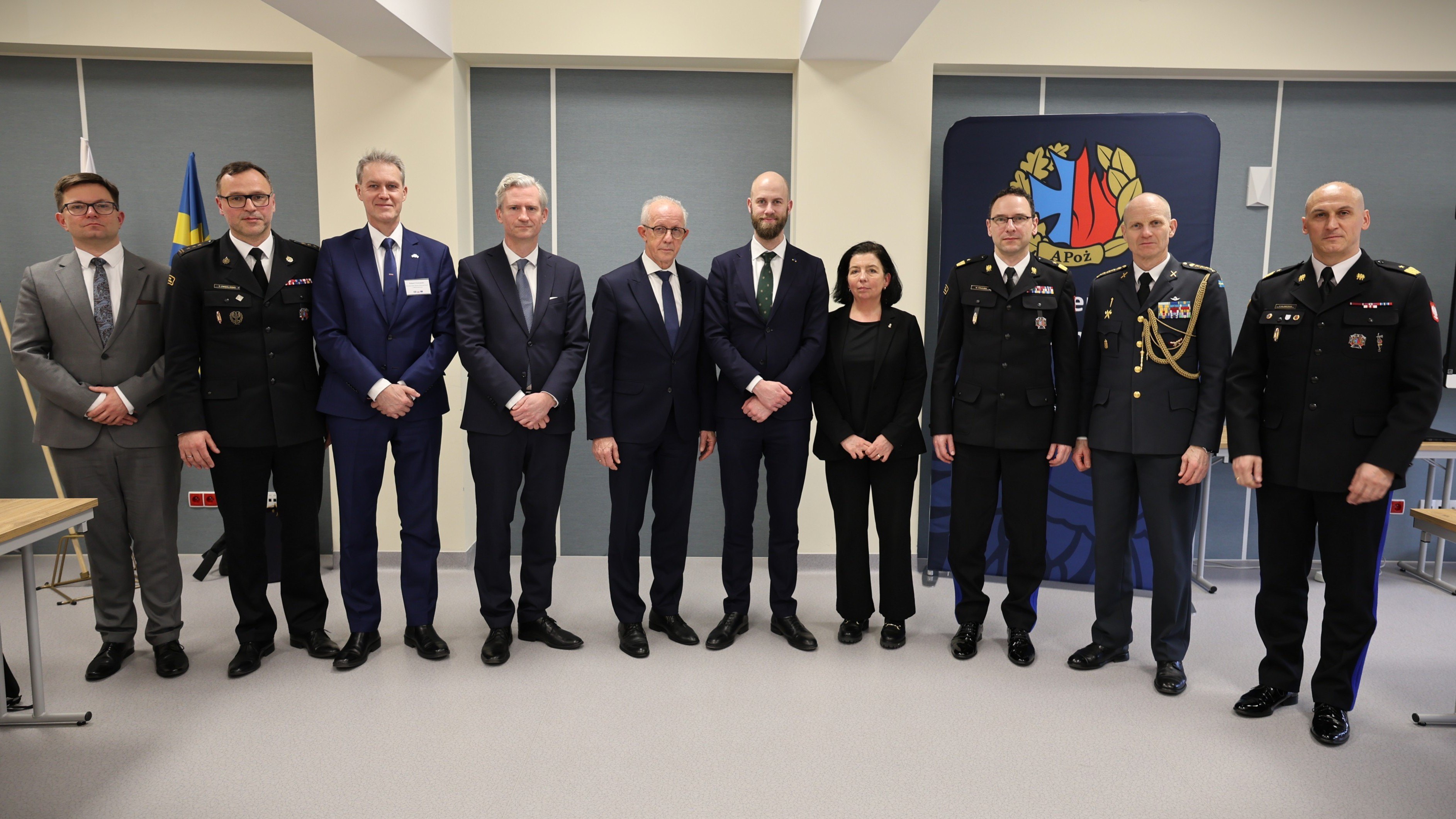 Wizyta delegacji Szwedzkiej w Akademii Pożarniczej