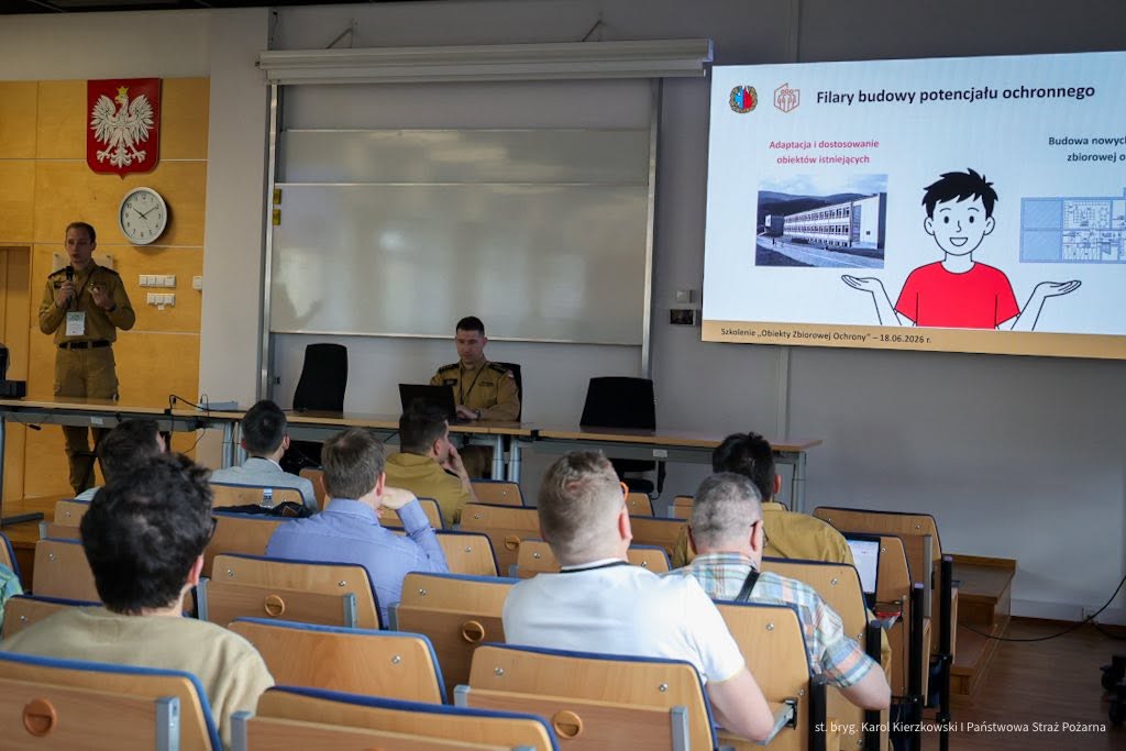 W Akademii Pożarniczej trwa szkolenie „Obiekty zbiorowej ochrony”
