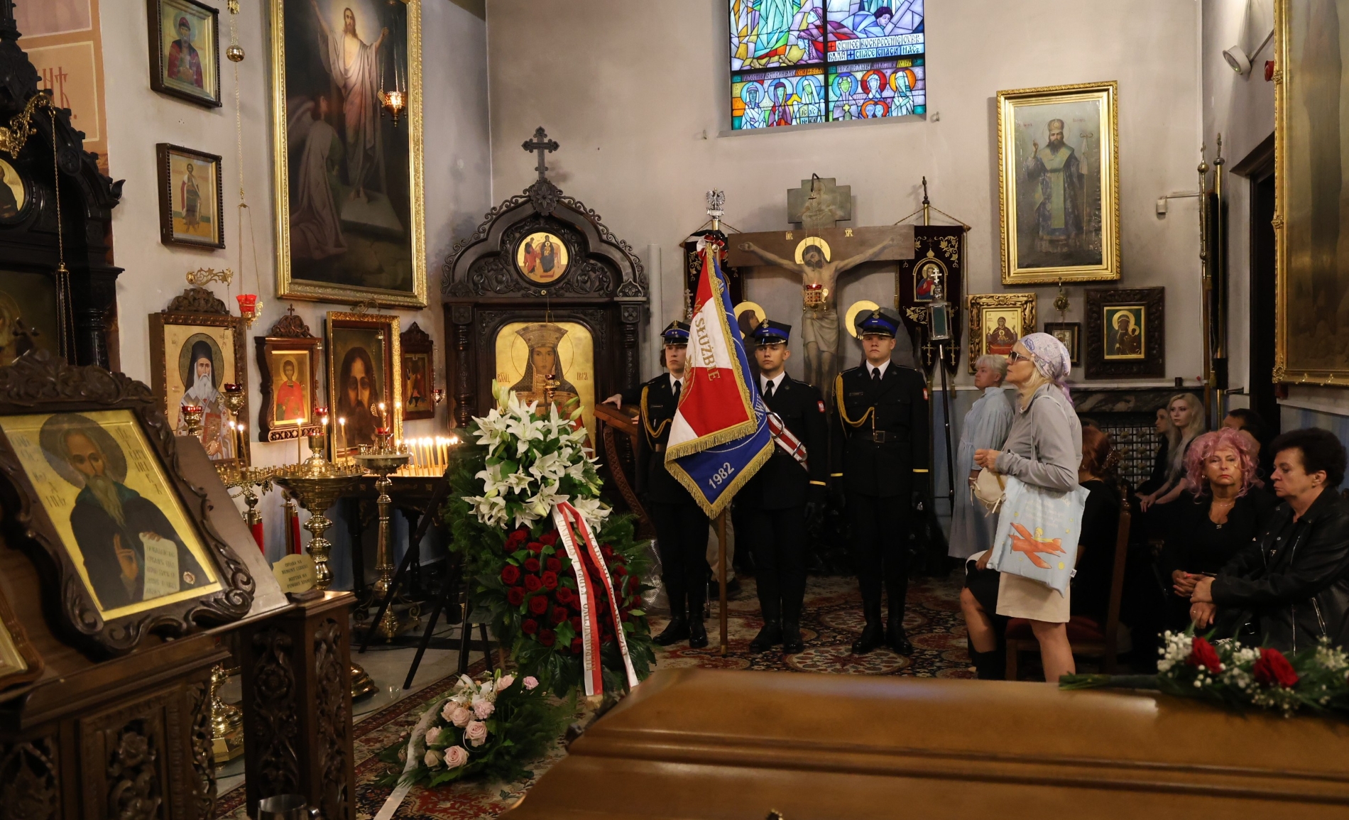 Pożegnananie śp. st. asp. w st. spoczynku Lilii Norenberg-Kierzkowskiej